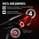 Велофара задня Rockbros Q5 розумний ліхтар стоп-сигнал Type-C акумуляторна 73540 фото 7