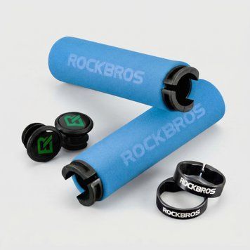 Грипси на велосипед Rockbros м'які ергономічні гумові ручки на кермо 73547 фото