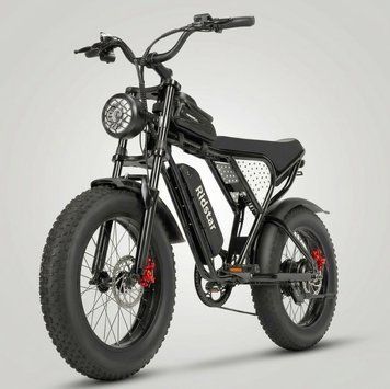 Электровелосипед Q20 электрофетбайк 1000W 20Ah с мощной батареей 20&times;4.0 73949 фото