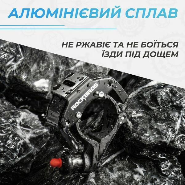 Велосипедный звонок Rockbros механический ударный громкий сигнал для велосипеда 71846 фото