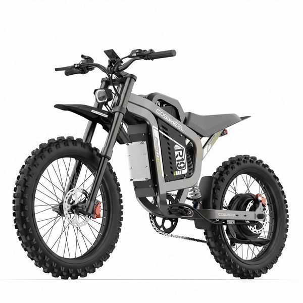 Электровелосипед R19 6000W 40Ah электрофетбайк для бездорожья 19x3" 73944 фото