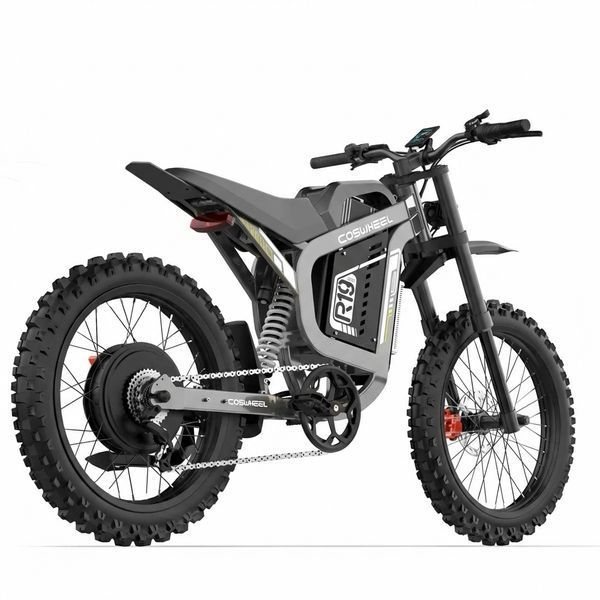 Электровелосипед R19 6000W 40Ah электрофетбайк для бездорожья 19x3" 73944 фото