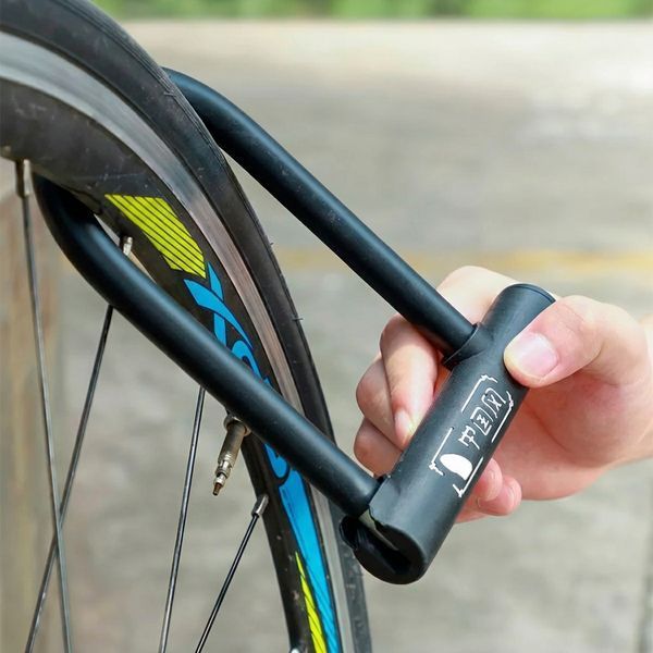 Замок West Biking U-lock протиугінний велосипедний надійний для вело та самокатів 73569 фото