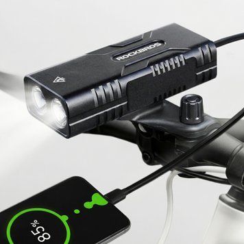 Велофара Rockbros 850 лм 10000 mAh потужний ліхтар з функцією повербанка 64996 фото