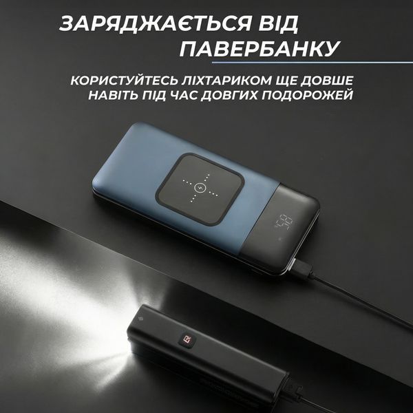 Велофара Rockbros 1000 лм мощная на аккумуляторе с USB водонепроницаемая 71845 фото