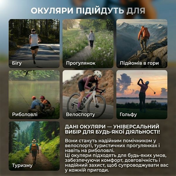 Велоочки Rockbros поляризованы 5 сменных линз 58695 фото