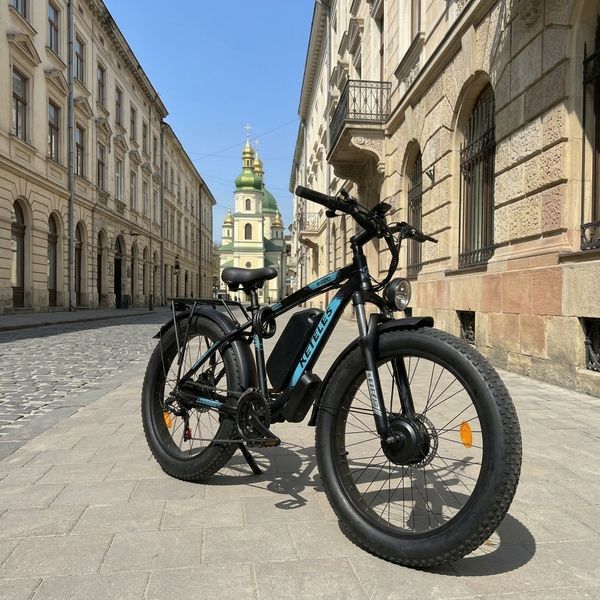 Електровелосипед KETELES K800 з подвійним двигуном 2000W 48V 23Ah 73502 фото